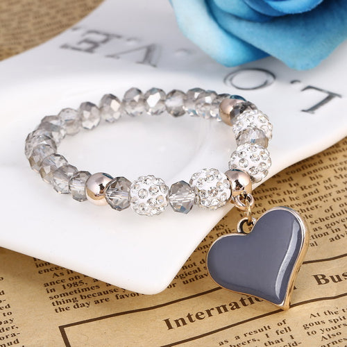 Heart Crystal Bracelet