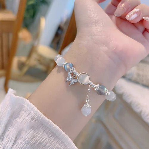 Fashionable Women's Crystal Butterfly Bracelet