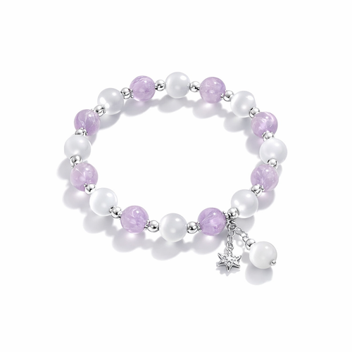 Petraux crystal butterfly charm bracelet handcrafted women's jewellery