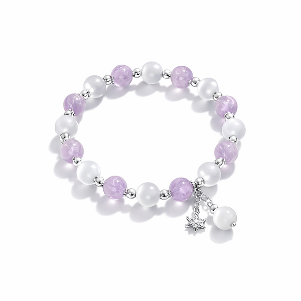 Petraux crystal butterfly charm bracelet handcrafted women's jewellery